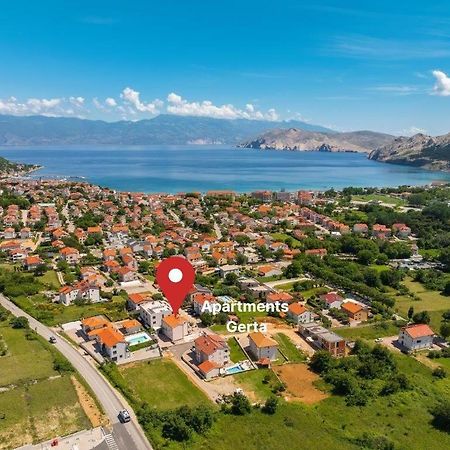 Apartments Gerta With Terrace Baška Kültér fotó