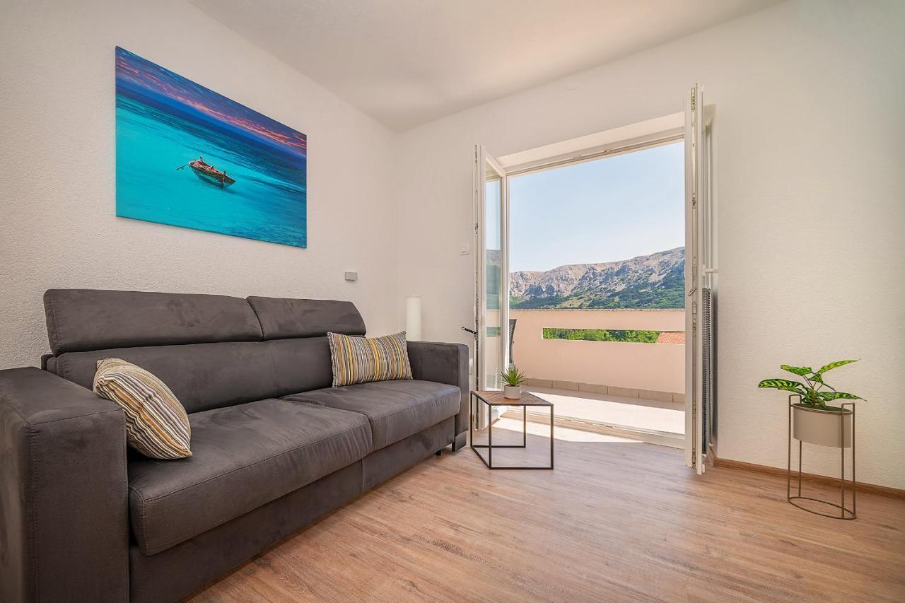 Apartments Gerta With Terrace Baška Kültér fotó