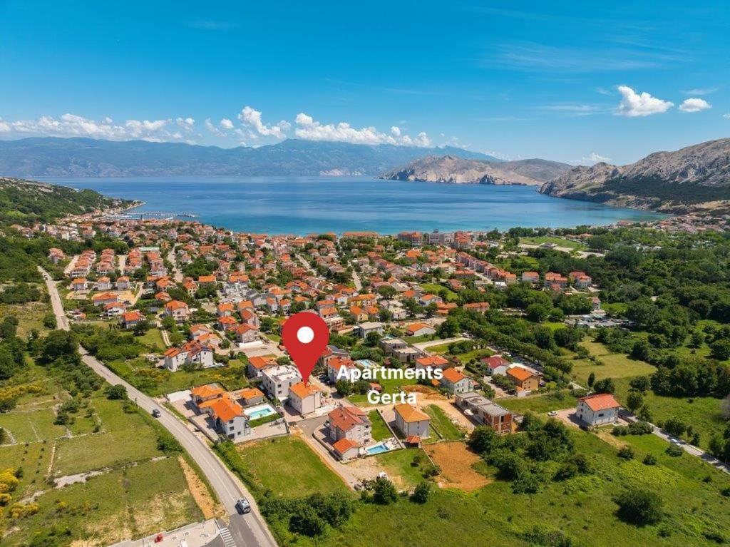 Apartments Gerta With Terrace Baška Kültér fotó